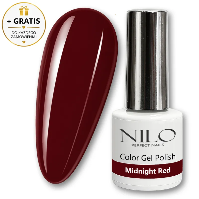 Lakier Hybrydowy Midnight Red – NILO no.166